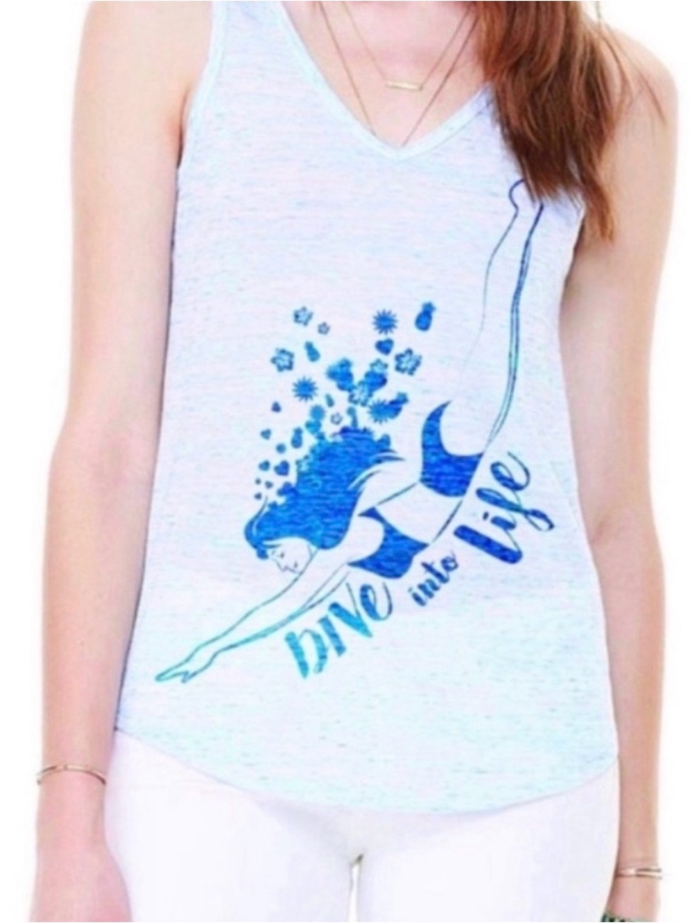 The Admirals Daughter- Dive into Life Tank
Size Large